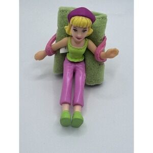 2003 Polly Pocket McDonalds Happy Meal Doll 3.75"h Green Pink